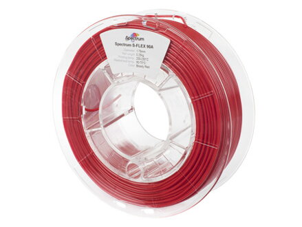S-Flex Filament 90A Bloody Red 1,75mm Spectrum 0.25kg