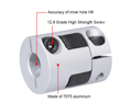 Flexible clutch - clamping, firm, flexible clutch