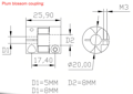 Flexible clutch - clamping, firm, flexible clutch
