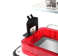 All -metal stand for dripping resin