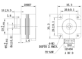 Step motor 0.11 nm - 22 mm - Pancake - Small Step Motor