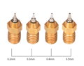 Brass nozzle M6 with airbrush tip