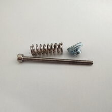 Set spring, bolt and radiated nut - proceeding