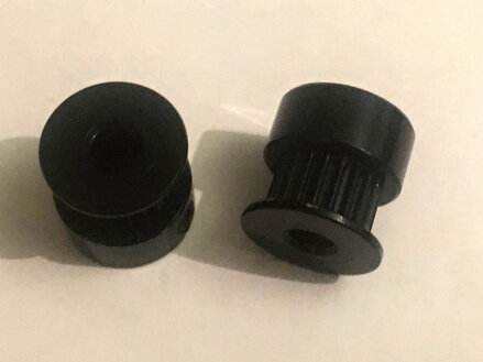 GT2 pulley - black anodex