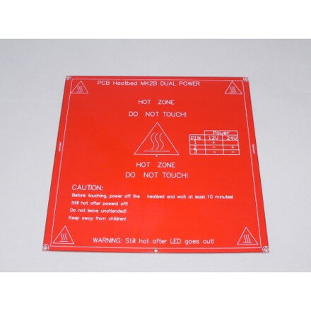 Heated pad 214x214 mm MK2B