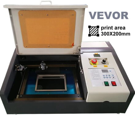 CO2 laser engraver 50 W 300 x 200 mm