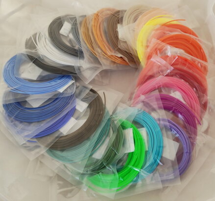 Sample FIBER3D PLA Filament 1.75 mm 10 m for 3D pen