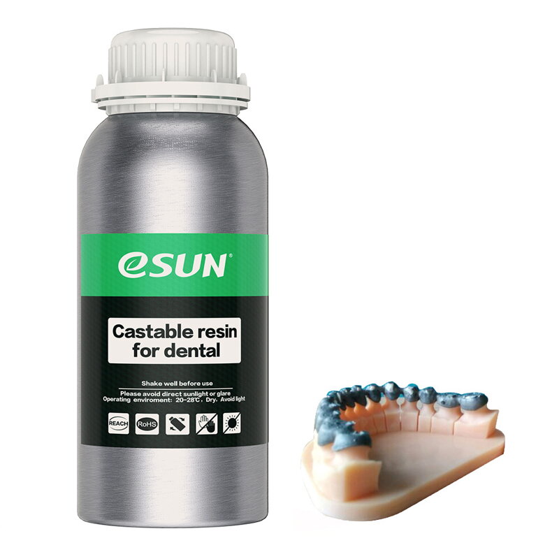 Castable Resin Dental 1 kg - Cutting resin for dental purposes for LCD printers eSun Castable Resin Dental 1 kg - Cutting resin for dental purposes for LCD printers eSun