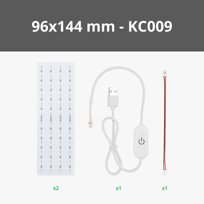 Bambu Lab - Sada desky s LED podsvícením Lithophane