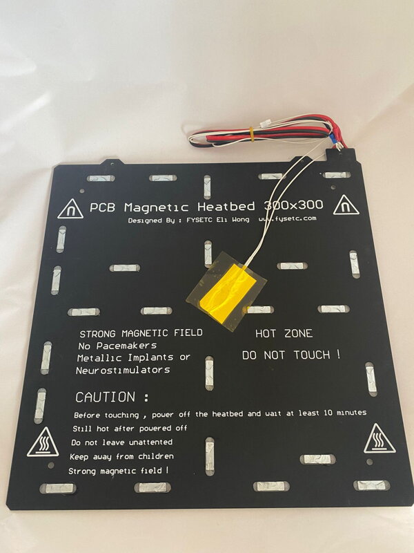 Magnetic heated pad 300x300 mm