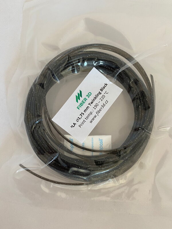 Sample FIBERD PLA Twinkling Filament 1.75 mm 10 m for 3D pen Sample FIBERD PLA Twinkling Filament 1.75 mm 10 m for 3D pen