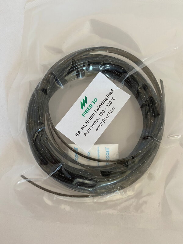 Sample FIBERD PLA Twinkling Filament 1.75 mm 10 m for 3D pen