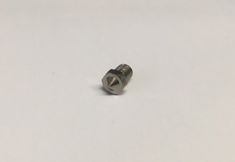 Hardened V6 hotend nozzle