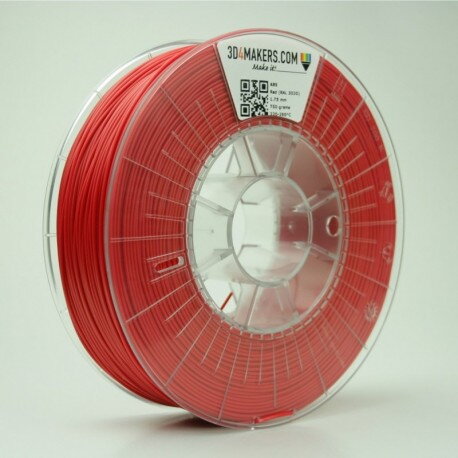 ABS 1.75 mm 750 g Red (RAL 3020) ABS 1.75 mm 750 g Red (RAL 3020)