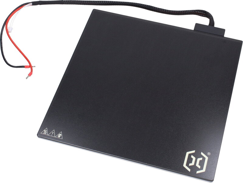 Artillery heated pad including print plate Artillery heated pad including print plate