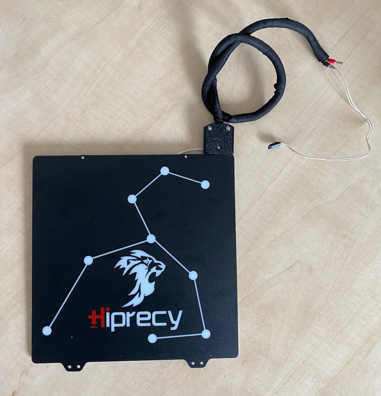 Magnetic heated pad 235 x 235 including plate and print sticker Magnetic heated pad 235 x 235 including plate and print sticker