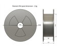 FILAMENT-PM PLA PLAY STRENGE Copper 1.75 mm 2 kg Filament PM