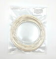Sample 20 meters - Pla Mineral grindable Filament White 1,75mm Fiberlogs