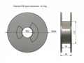 Filament-PM Woodjet print string Natural 1.75 mm 0.5 kg Filament PM