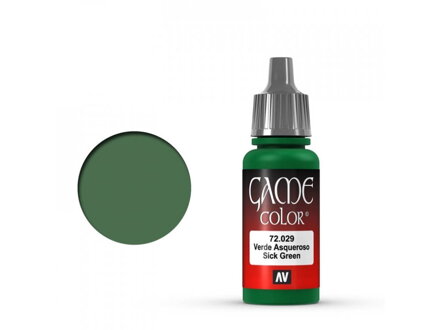Vallejo Game Color 72029 Sick Green (17 ml)