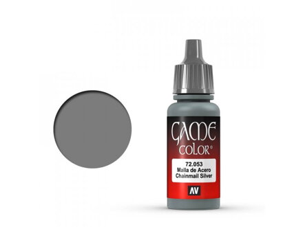 Vallejo Game Color 72053 Chainmail Silver (17 ml)