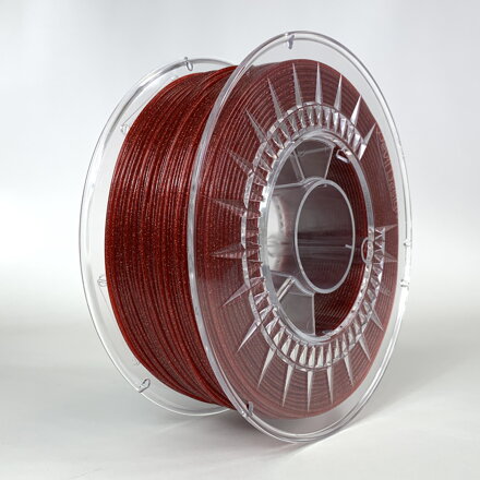 Petg Filament 1.75 mm Galaxy glittering red devil design 1kg