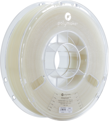 PolyCast Filament Natural 1.75mm Polymaker 750g