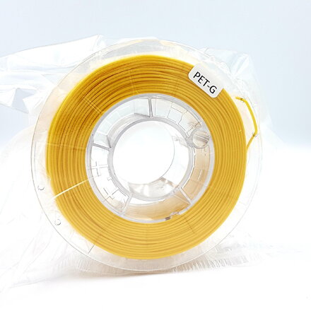 Pet-G Filament 1.75 mm brightly yellow devil design 330g