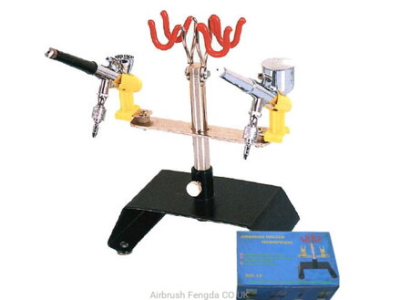 FENGDA BD-16 stand on 2+2 Airbrush spray gun