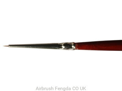 Round brush LifeColor Pure Red Sable with short hair 000