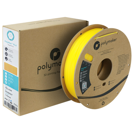 PLA PLOYMAX FILAMENT yellow 1.75mm Polymaker 750g