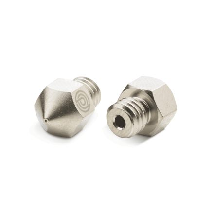 Tryska MK8 poniklovaná měděná 0,4 mm - 1 ks