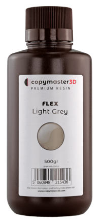 Copymaster3D Flex UV pryskyřice - 500 g - Světle šedá