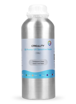 Creality LCD Dentální licí pryskyřice - Transparentní zelená - 1 kg