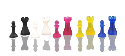 BASF Ultracur3D Sada barev - 0,5kg