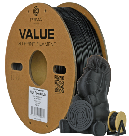 PrimaValue PLA+ Vysokorychlostní - Bílá - 1,75mm - 1kg