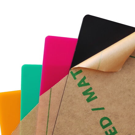 Creality Falcon série Matné barevné akrylové pláty 300 x 300 x 3 mm - 10 ks