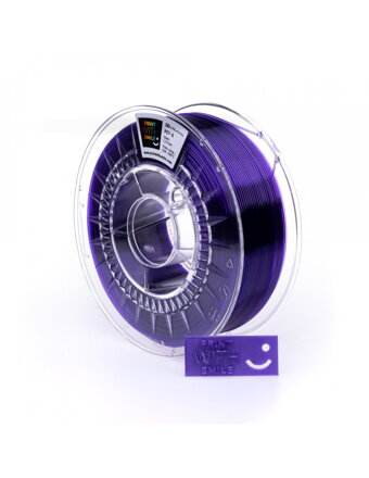 Print with Smile - Pet -G - 1.75 mm - Violet Glass - 1 kg