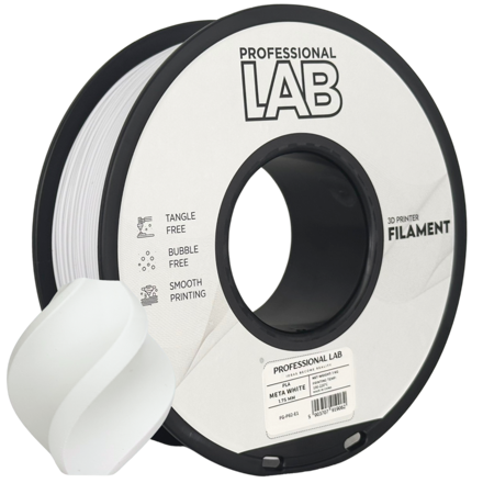 Filament PROFESSIONAL LAB PLA META BÍLÁ/ 1,75 mm 1 kg