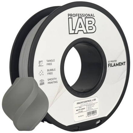 Filament PROFESSIONAL LAB PLA META ŠEDÁ 1,75 mm 1 kg
