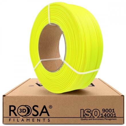 ReFill ROSA3D PLA Starter NEONOVĚ ŽLUTÁ 1,75 mm 1 kg