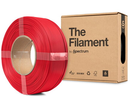 ReFill TheFilament ASA ČERVENÁ "PURE" 1,75 mm 1 kg