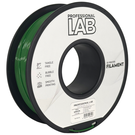 Filament PROFESSIONAL LAB PETG ZELENÁ 1,75 mm 1 kg