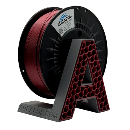 Filament AURAPOL PLA CHERRY GLEAM 1,75 mm 1 kg.