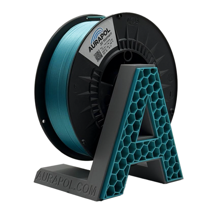 Filament AURAPOL PLA TEAL ECLIPSE 1,75 mm 1 kg.