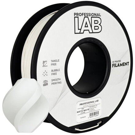 Filament Professional LAB PLA MATTE BÍLÁ 1,75 mm 1 kg