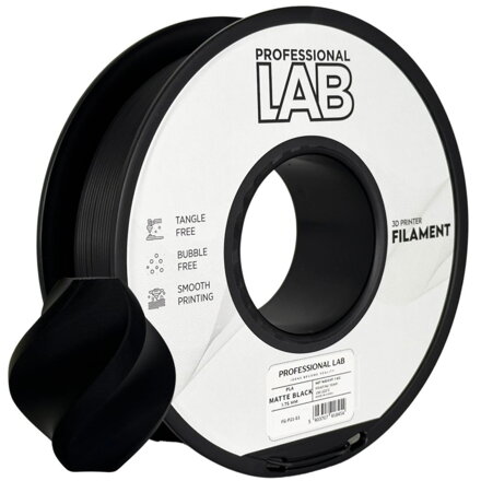 Filament Professional LAB PLA MATTE ČERNÁ 1,75 mm 1 kg