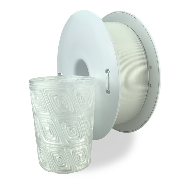 ABS EASY FILAMENT PURE TRANSPARENT 1.75mm Fiberlogs 750g ABS EASY FILAMENT PURE TRANSPARENT 1.75mm Fiberlogs 750g