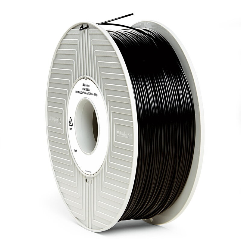 Tefabloc TPE FILAMENT 1.75 mm Black Verbatim 0.5 kg Tefabloc TPE FILAMENT 1.75 mm Black Verbatim 0.5 kg