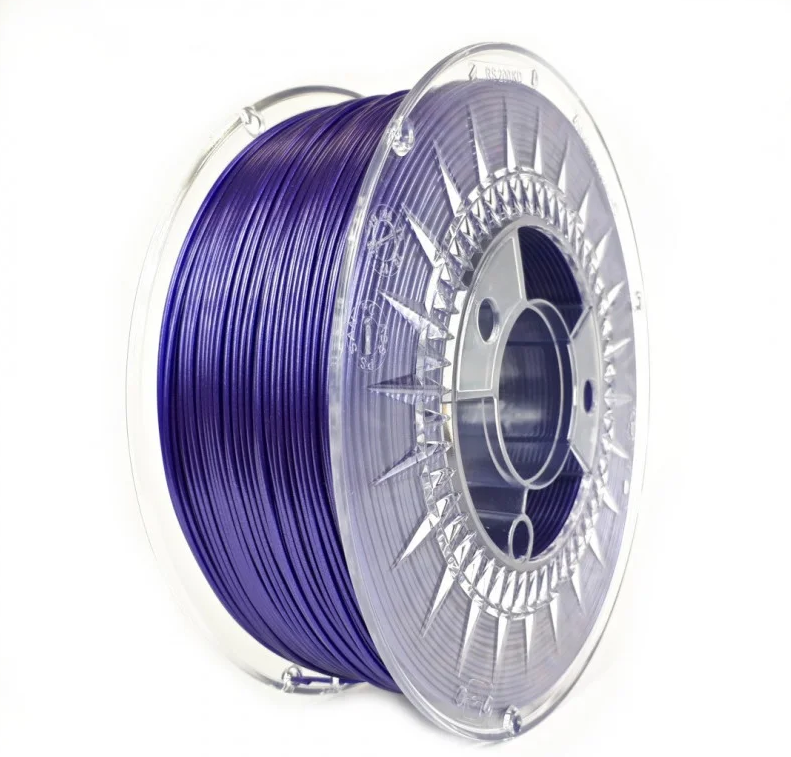 Pet-G Filament 1.75 mm Galaxy glittering purple devil design 1 kg